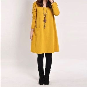 Gold Tunic Dress- Like New